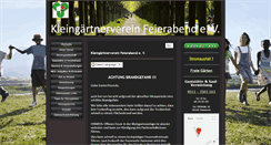 Desktop Screenshot of kgv-feierabend-hannover.de